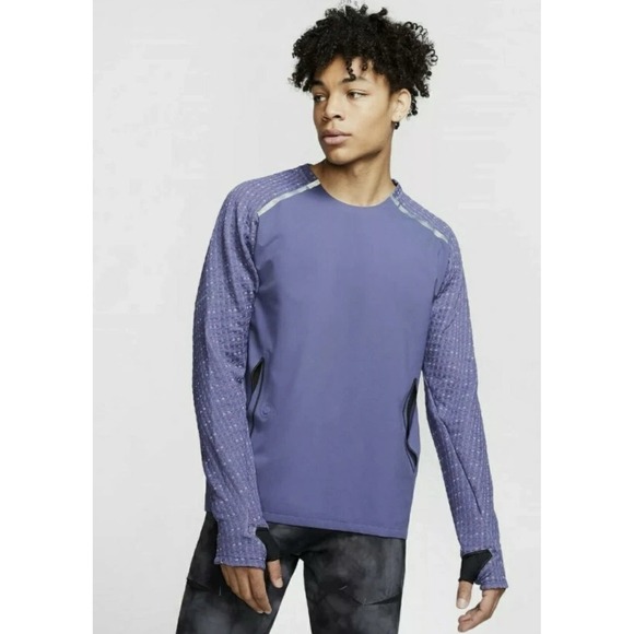 Nike Tech Pack Hybrid Kimono Running Jacket Blue Men's Small $130